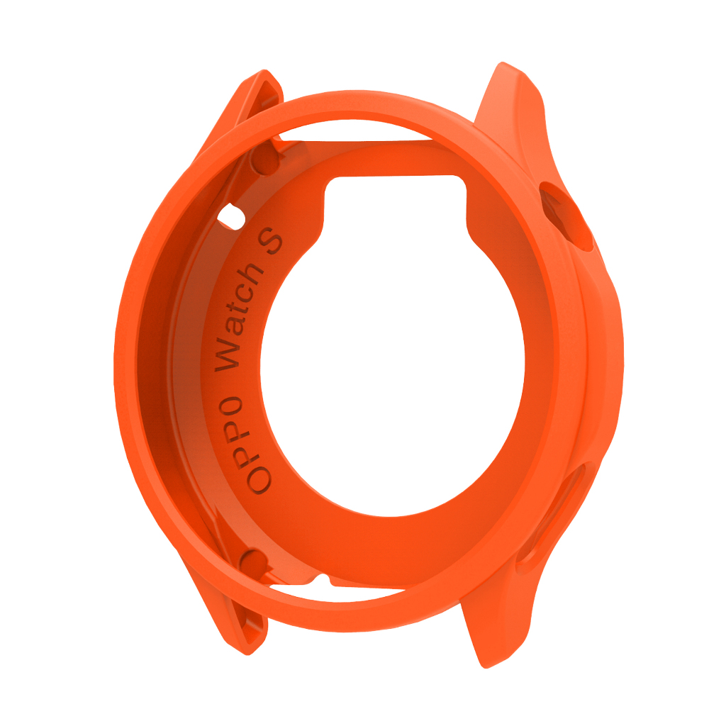 Tpu Soft Case สําหรับ OPPO Watch S สมาร์ทนาฬิกาซิลิโคนปลอกปกป้องหน้าจอกรณีคลุมทั้งหมด Bezel เปลือกกันชน ราคา ถูกที่สุด ดีลบีเคเค แกลเลอรีภาพที่ 4