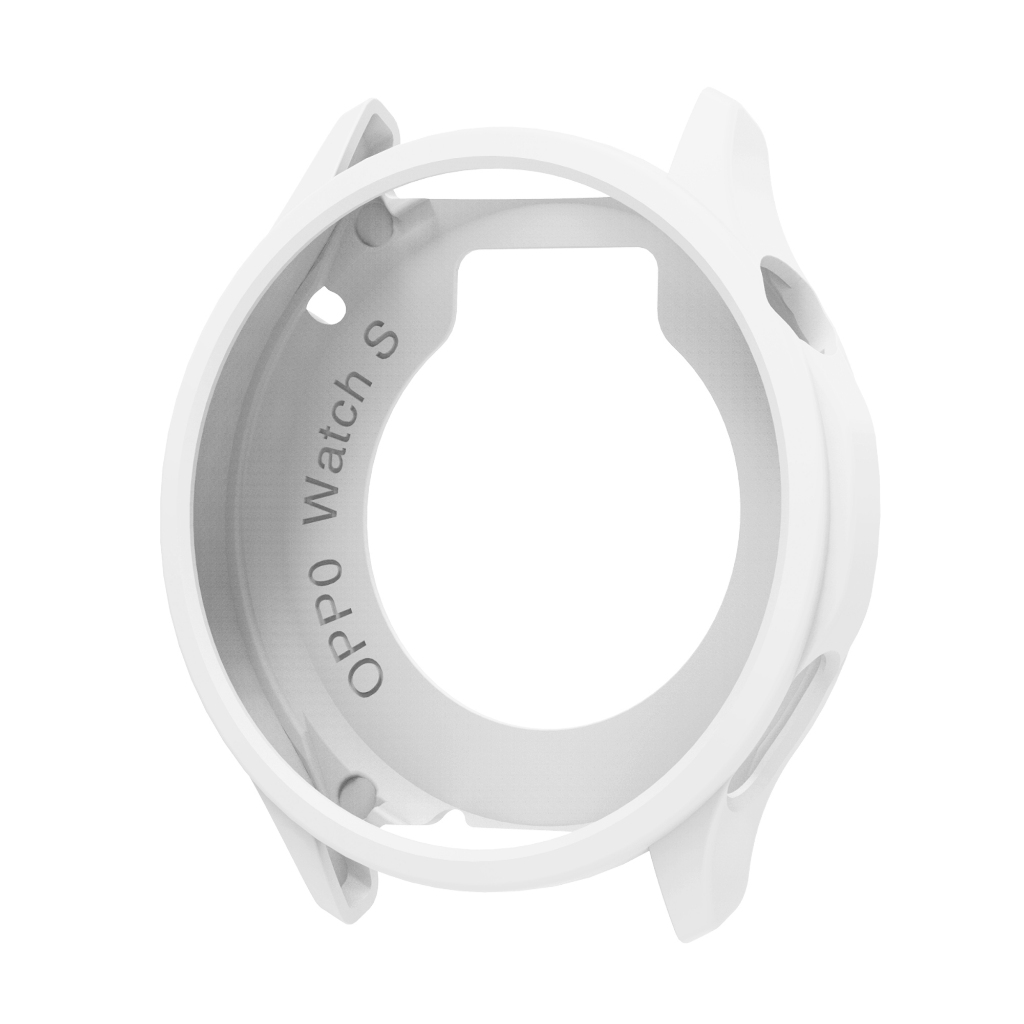 Tpu Soft Case สําหรับ OPPO Watch S สมาร์ทนาฬิกาซิลิโคนปลอกปกป้องหน้าจอกรณีคลุมทั้งหมด Bezel เปลือกกันชน ราคา ถูกที่สุด ดีลบีเคเค แกลเลอรีภาพที่ 3