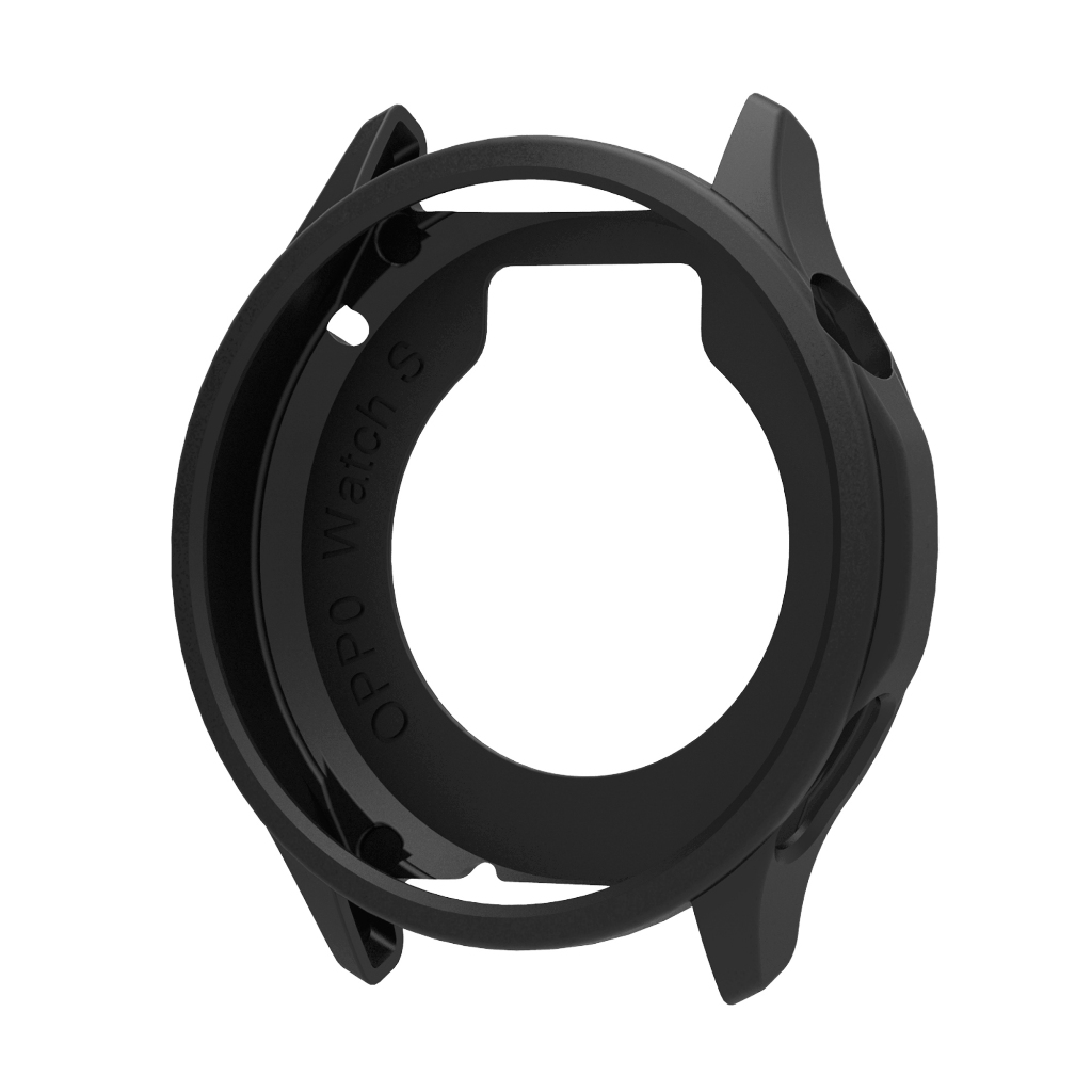 Tpu Soft Case สําหรับ OPPO Watch S สมาร์ทนาฬิกาซิลิโคนปลอกปกป้องหน้าจอกรณีคลุมทั้งหมด Bezel เปลือกกันชน ราคา ถูกที่สุด ดีลบีเคเค แกลเลอรีภาพที่ 5