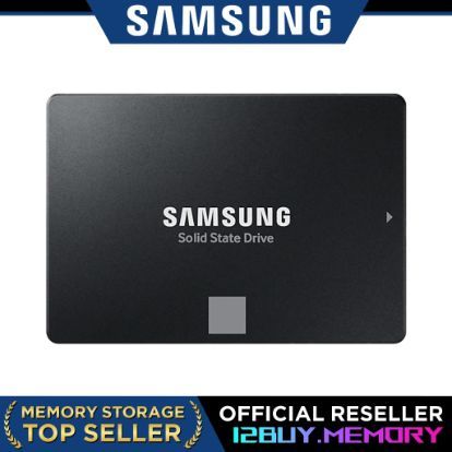 Samsung 870 EVO SATA III SSD อ่านความเร็ว 560MB/s เขียน 530MB/s ขนาดความจุ 1TB 2TB 4TB 12BUY
