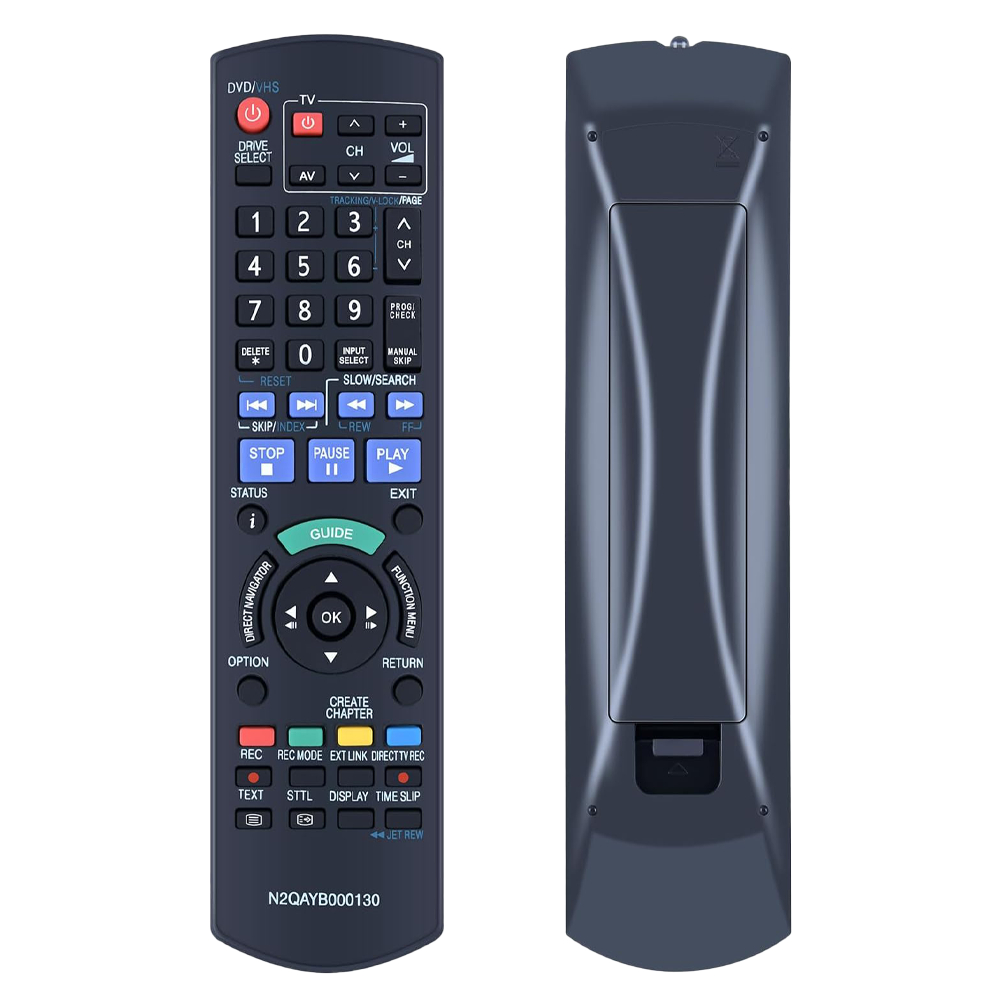 N2QAYB000130 รีโมทคอนโทรลสําหรับเครื่องบันทึก DVD Panasonic DMR-EX77V DMR-EZ48V DMR-EZ47 DMR-EZ48 DM