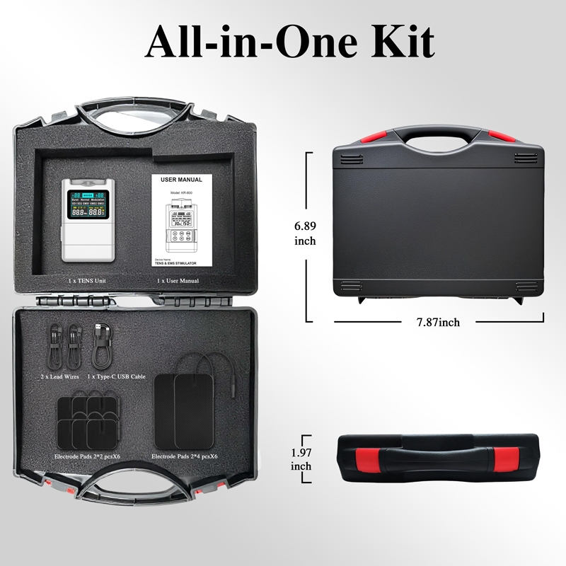 MOSUKER ชาร์จ TENS EMS Unit เครื่องกระตุ้นกล้ามเนื้อเครื่องนวดไหล่คอสําหรับบรรเทาอาการปวดหลัง TENS เครื่องไฟฟ้าเรื้อรังกล้ามเนื้อผ่อนคลายนวด - รูปที่ 7