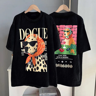 (ผ้าฝ้าย 100%) Luvoro 2026 รุ่นใหม่ เสื้อยืด Cotton oversize…