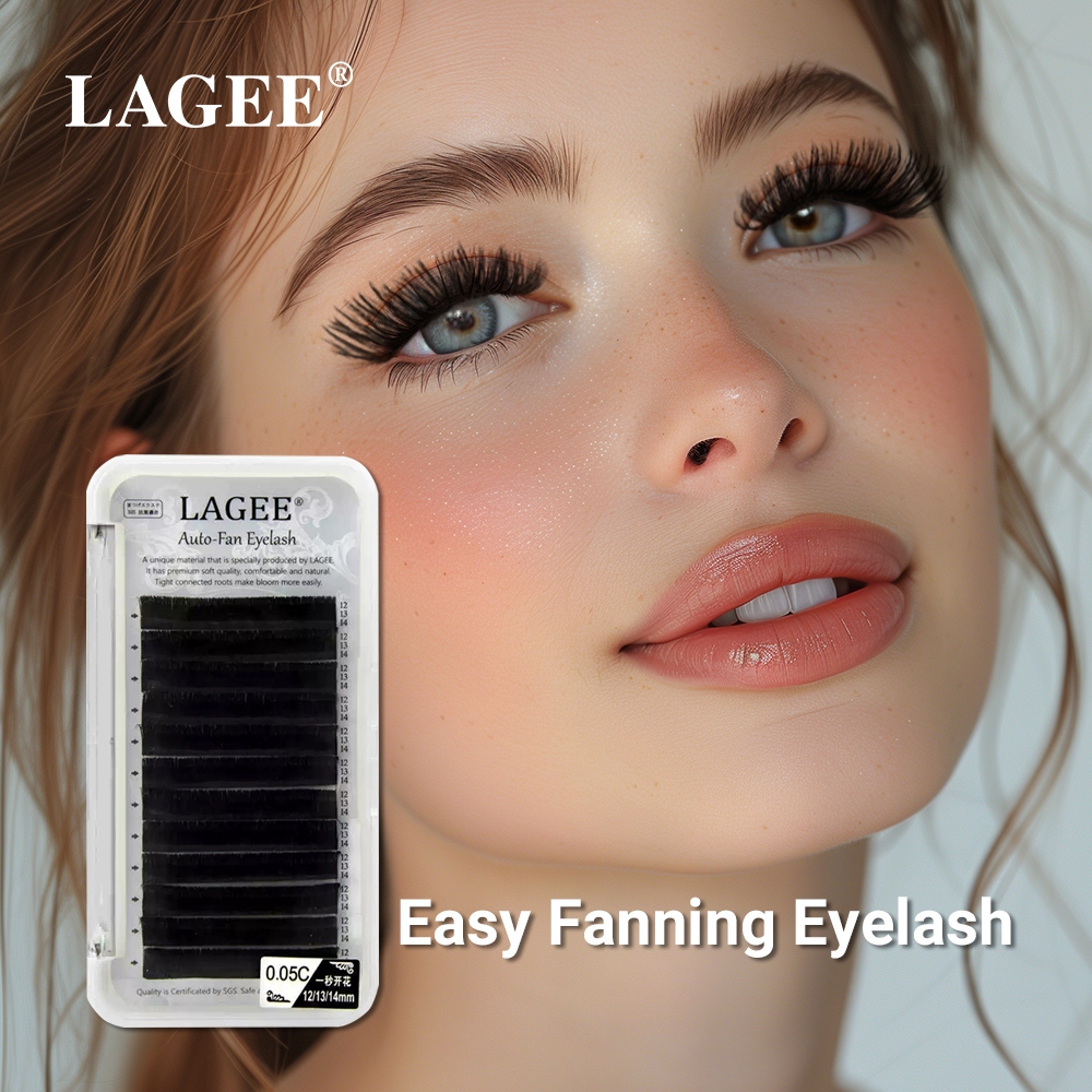 LAGEE Autofan 0.05/0.07 ขนตาปลอม Easy Fanning Eyelash Extensions Blossom Bloom Mega Volume Mink Fast Fanning Lashes จาก Nagaraku