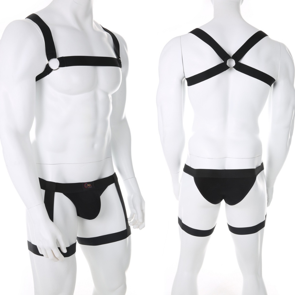 ชุดชั้นในผู้ชายแบบยืดหยุ่น สายรัดเอวต่ำ สไตล์เซ็กซี่