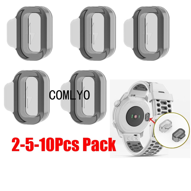 สําหรับ COROS PACE 4 3 2 APEX 4 46 มม.42 มม.PRO NOMAD สมาร์ทนาฬิกาปลั๊กฝุ่นสําหรับพอร์ตชาร์จ TPU Soft อุปกรณ์เสริม 2-5-10PCS PACK