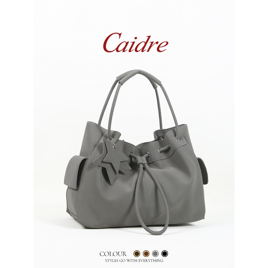 Caidre Tote Bag Female Large Capacity Portable Cloud Bag Commuter Shoulder Bag