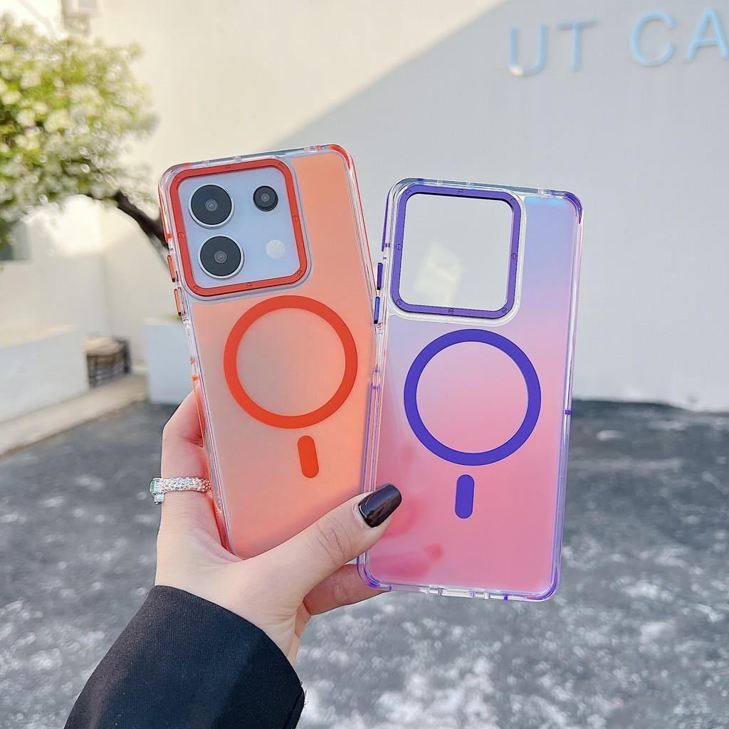 สําหรับ Xiaomi 15T Pro 14t Pro redmi Note 13 5G Note 14 5G 13c poco c65 14 c กันกระแทกเปลี่ยนฝาครอบสี