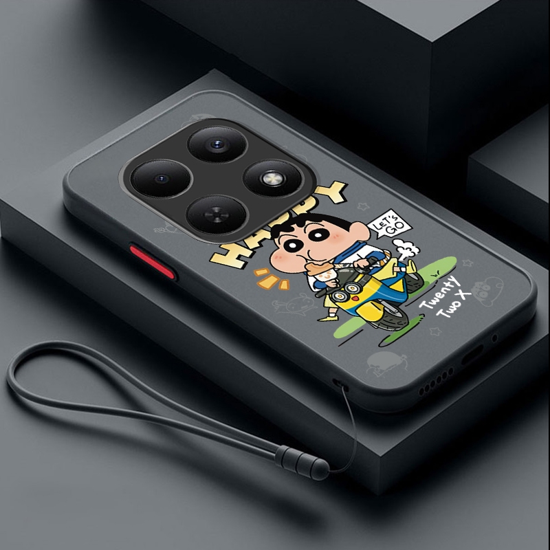 Redmi Note 15 Pro + 5G Note15 Pro 5G REDMI Note 15 4G ขับรถ Crayon Shin-chan Case Matted Silicon Sof