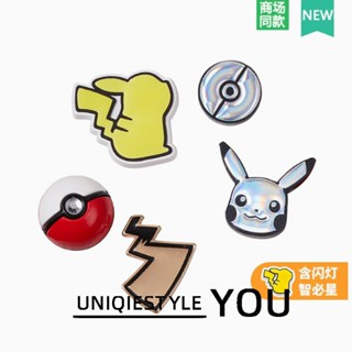 รองเท้าสไตล์ใหม่รองเท้าดอกไม้ตกแต่ง ทําเอง รองเท้าหลุมอุปกรณ…