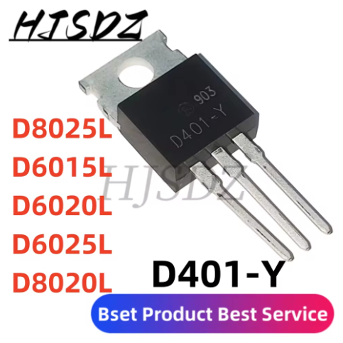 5 ชิ้น D8025L D6015L D401-Y D6020L D6025L D8020L TO220 MOS FET TO-220