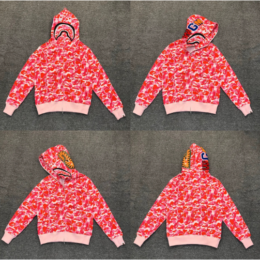 BAPE เสื้อแจ็กเก็ตลําลอง ลายพราง สไตล์ใหม่ สําหรับผู้ชาย และผู้หญิง 0819