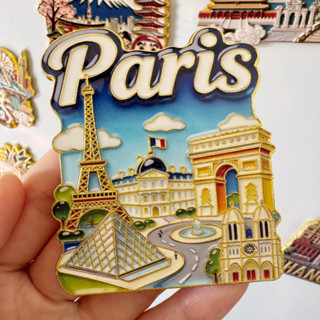ปารีส การท่องเที่ยว ของที่ระลึก สติ๊กเกอร์ติดตู้เย็น ของชําร…