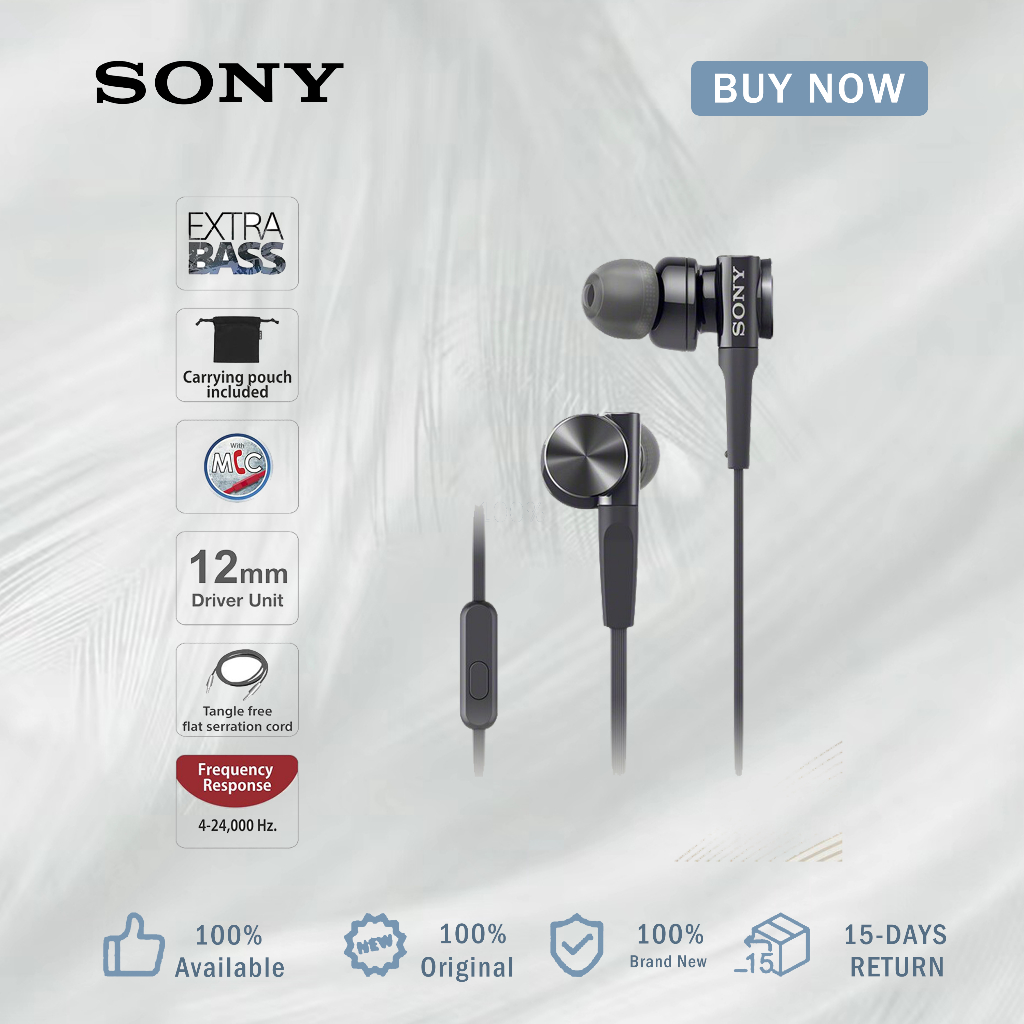 Sony MDR-XB55AP/ MDRXB55AP EXTRA BASS หูฟังชนิดใส่ในหู