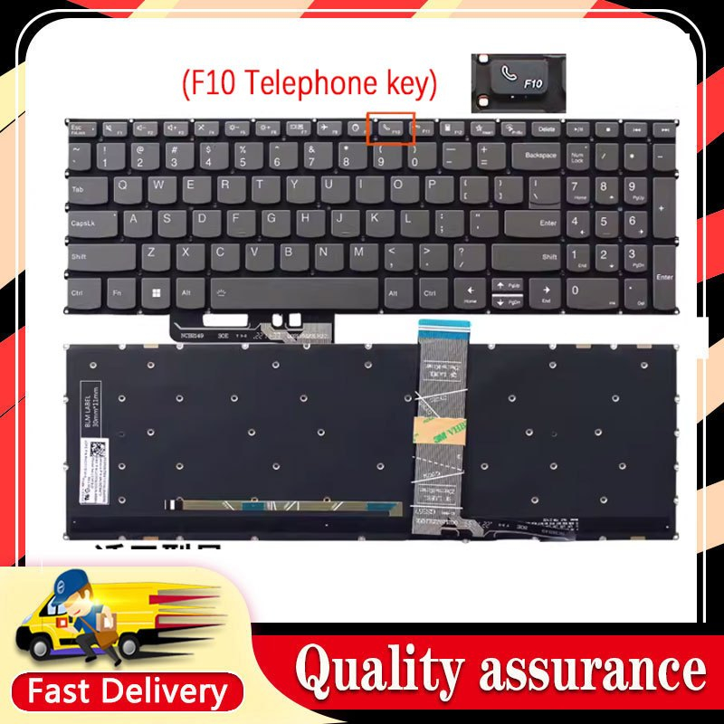 แป้นพิมพ์แล็ปท็อปใหม่สําหรับ Lenovo IdeaPad Air 15 2020 V15 G2 ITL 82KB V15 G2 ALC 82KD V15 G4 AMN 8