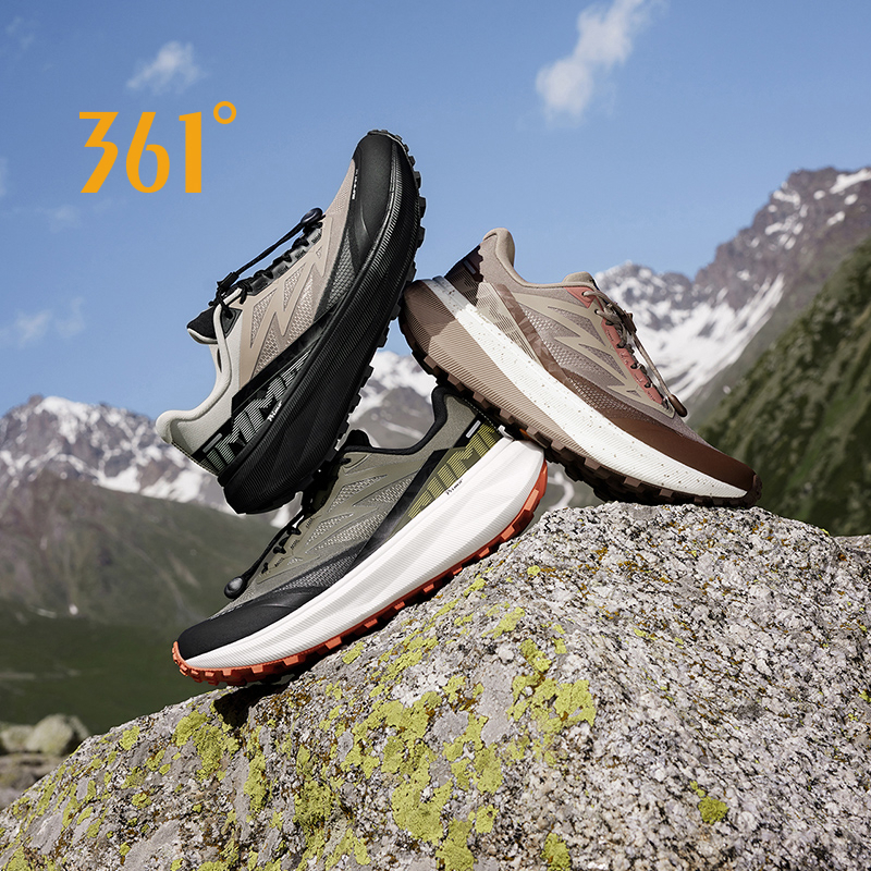 361 Degrees LYNXS SE Men Outdoor Trail Hiking Running Shoes รองเท้าวิ่งเทรล/เดินป่ากลางแจ้งสำหรับผู้