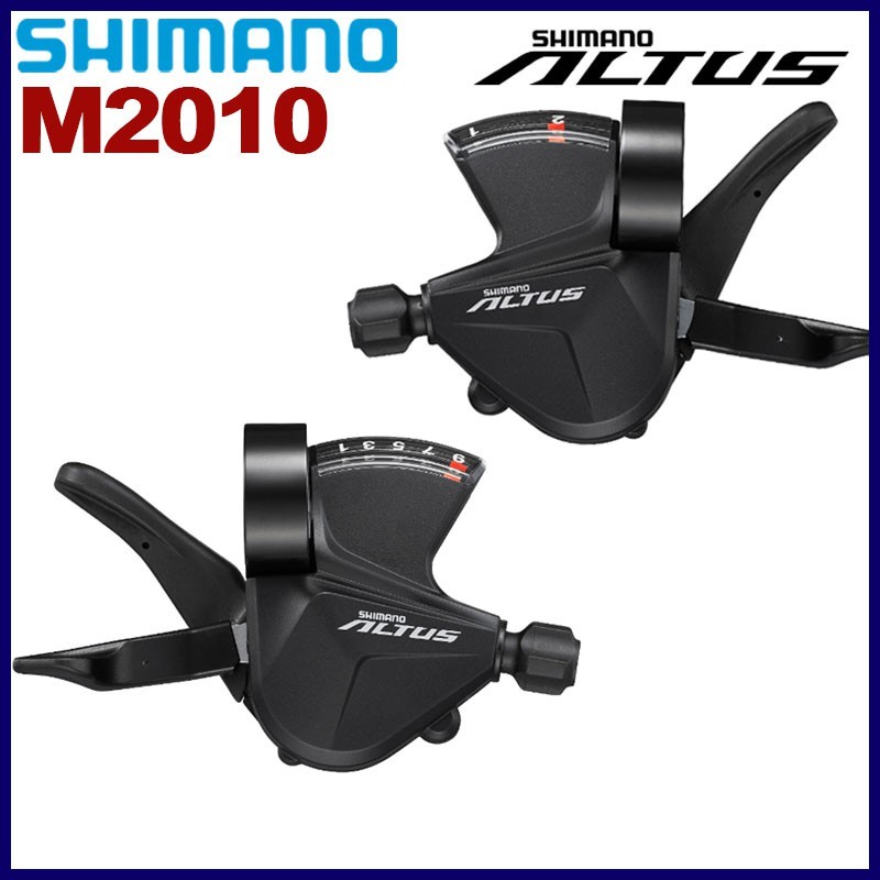Shimano Altus SL-M2010 สวิทช์ทริกเกอร์เลเว่อร์สำหรับจักรยานเสือภูเขา 2x9 / 3x9 แท้