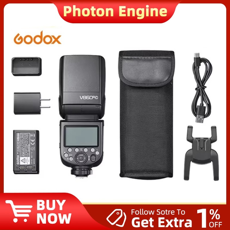 Godox V860III TTL HSS 2.4G Speedlite V860III-C V860III-N V860III-S แฟลชกล้อง