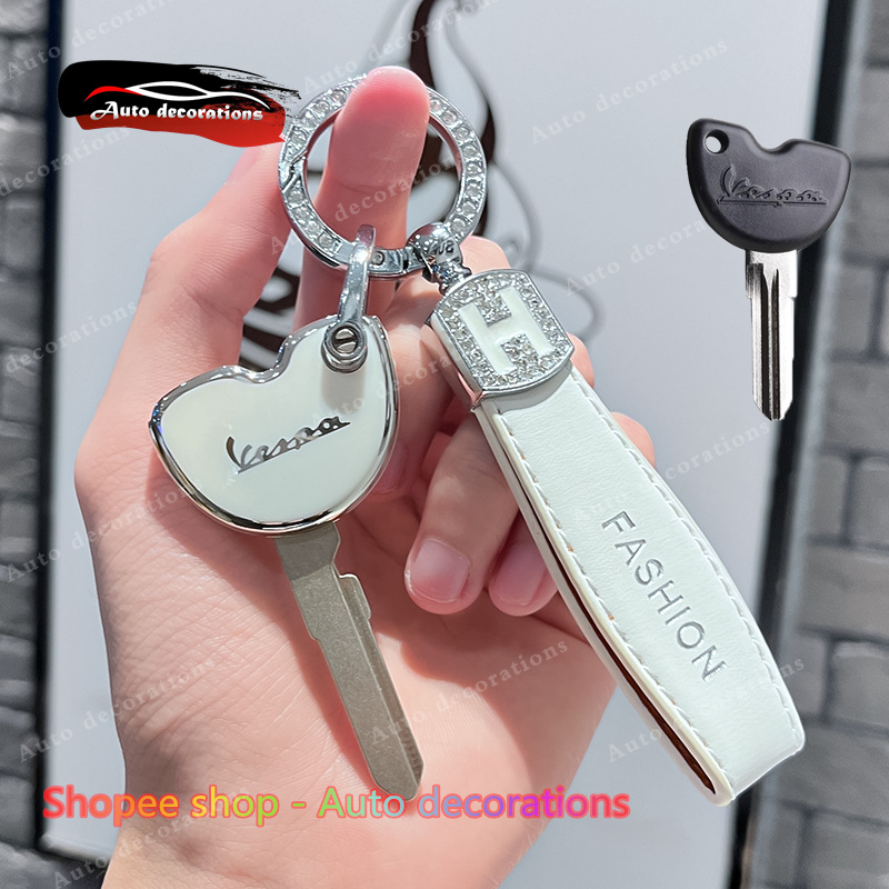 เคสกุญแจ Vespa สําหรับ vespa sprint 150 2024 ปลอกกุญแจ vespa LX/S/LXV/GTS/Primavera Sprint พวงกุญแจ