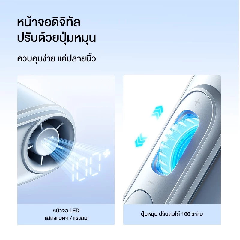 JisuLife Neck fan Life5 พัดลมพกพา USB 4500mAh thumbnail 5