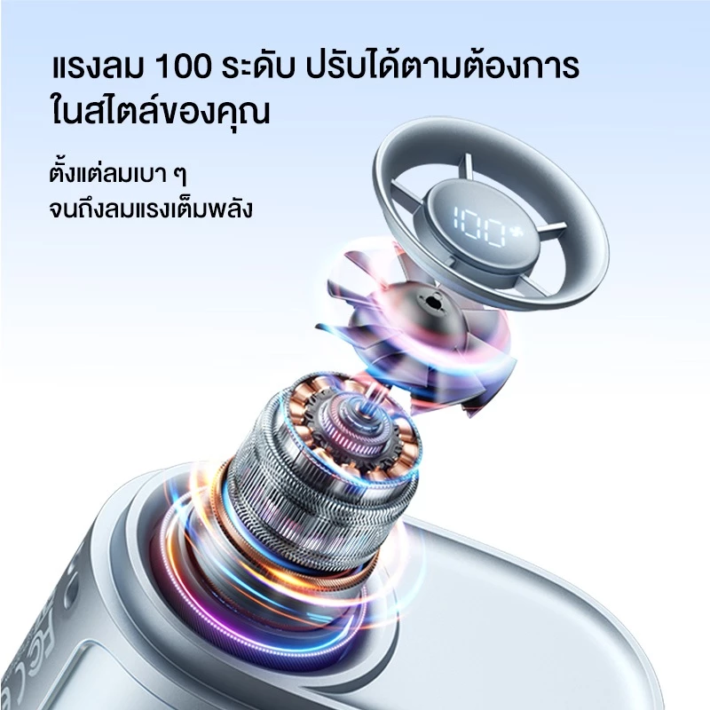 JisuLife Neck fan Life5 พัดลมพกพา USB 4500mAh thumbnail 6