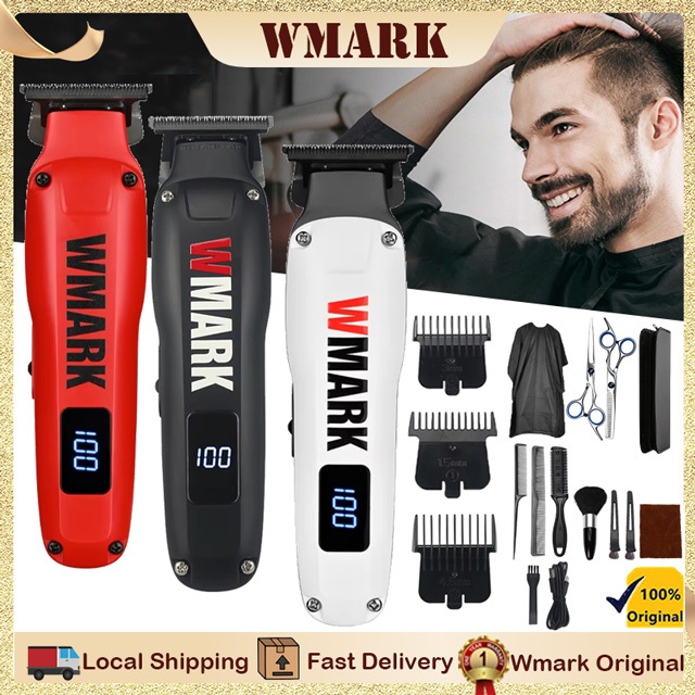 WMARK NG-1205 กรรไกรแกะสลัก, ปัตตาเลี่ยนไฟฟ้า, ปัตตาเลี่ยนผมขายดี, ปัตตาเลี่ยนผมแบบชาร์จไฟได้, เครื่