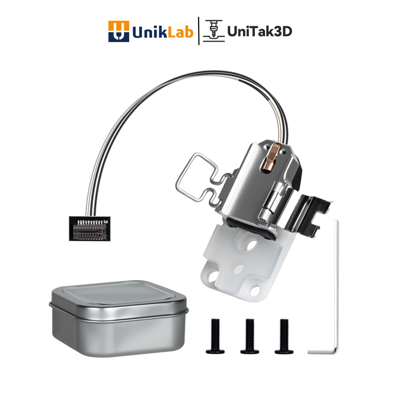 อัปเกรด BambuLab A1 / A1 Mini เซรามิกชุดทำความร้อนหัวฉีดพร้อมหัววัดอุณหภูมิ แบบพร้อมใช้ เครื่อง บล็อกทำความร้อนแบบกดล็อกเร็ว
