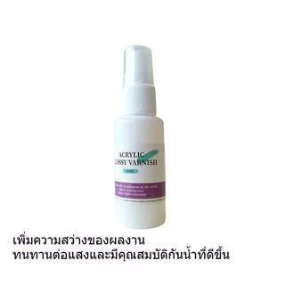 35ml น้ำยาผสมสีอะคริลิค/น้ำยาชลอการแห้งอะคริลิค/น้ำยาเคลือบเงาอะคริลิค สามารถดูข้อมูลเพิ่มเติมได้ที่รายระเอียดเลยครับ