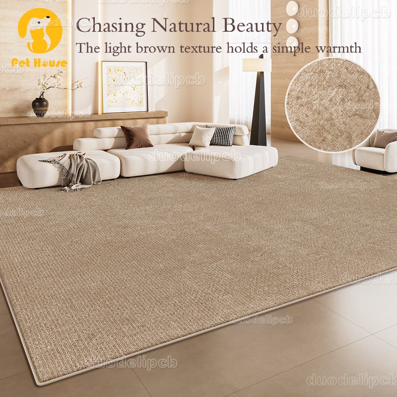 200×300ซม พรมห้องรับแขก คุณภาพสูง หลายขนาดใหญ่ กันน้ำกันคราบ นิ่ม กันลื่น ขนสั้นแน่นหนา หนา 9 มิลลิเมตร