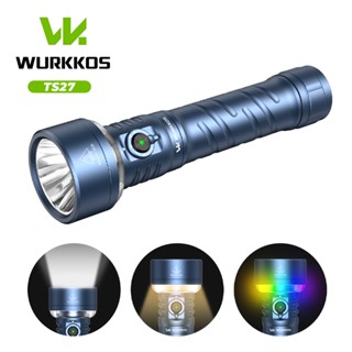ไฟฉายพกพา Wurkkos TS27 ปรับแสง.RGB และอุณหภูมิสี ชาร์จด้วย T…