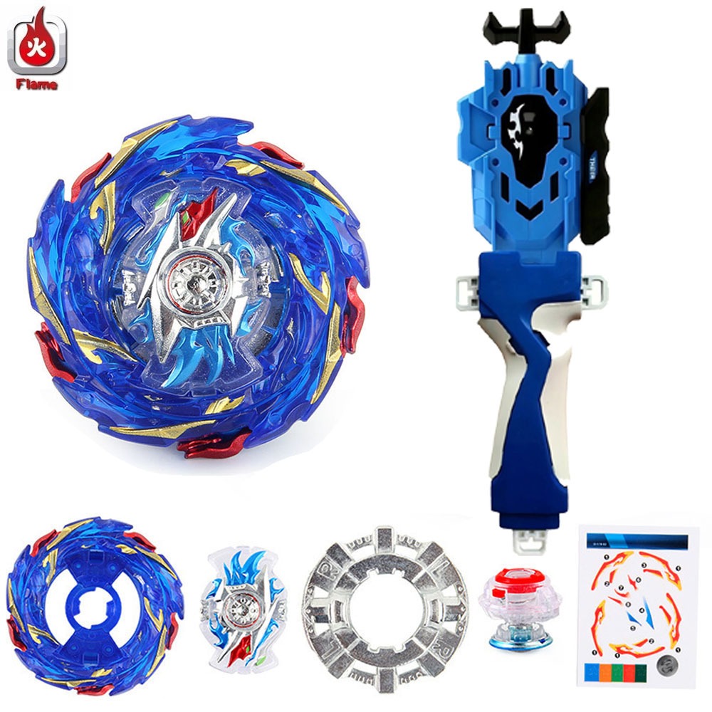 Flame Burst Gyro Battle GT B-174-02 สีฟ้า Limit Break Kids Fine Toy