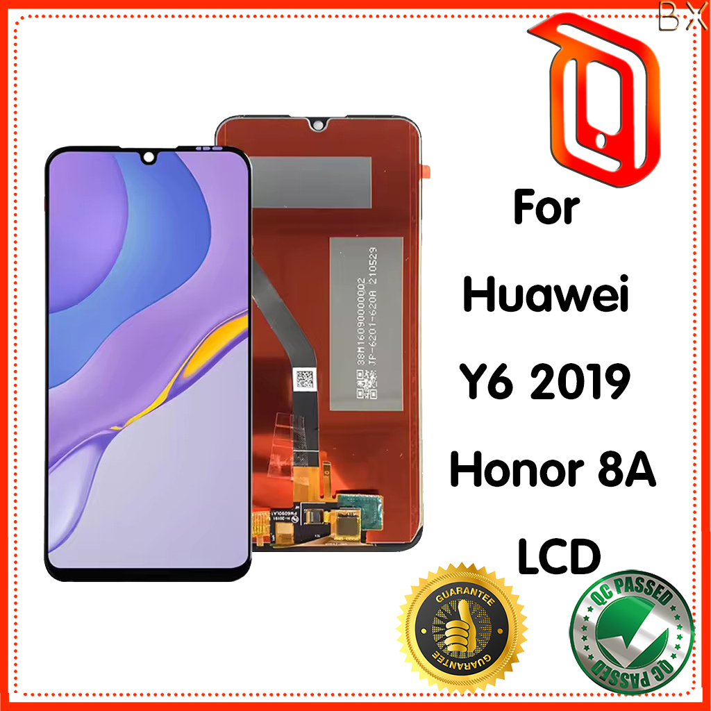 LCD สําหรับ Huawei Y6 2019 จอแสดงผลหน้าจอสัมผัสอะไหล่สําหรับ Honor 8A หน้าจอ LCD
