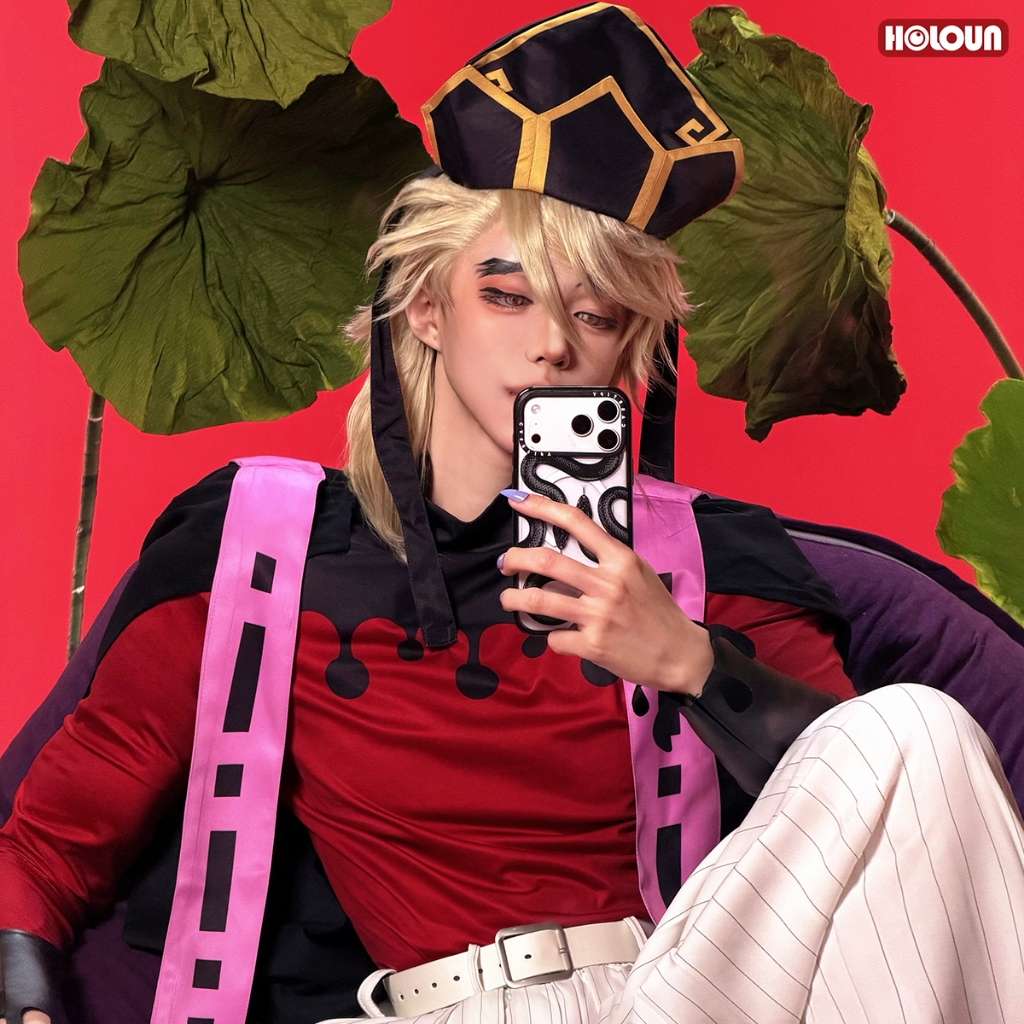 HOLOUN ชุดคอสเพลย์ Douma จาก Demon Cosplay พร้อมหมวก