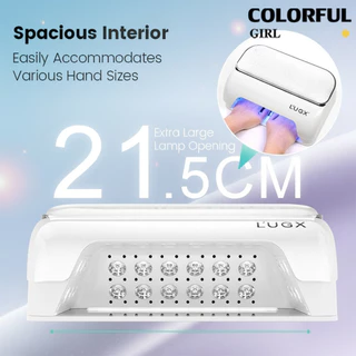 LUGX LG802/LG802S UV LED เครื่องเป่าเล็บ 56W 42 ไฟ 15°ออกแบบการป้องกันการมองเห็นพร้อมแผ่นรองมือในตัวแห้งเร็วแม้แสงปกป้องผิวจะไม่ทําให้มือมืด พื้นที่ขนาดใหญ่จับชนถาดที่ถอดออกได้สามารถให้การชาร์จ/รุ่นปลั๊กอิน