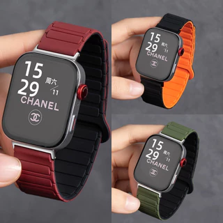 สําหรับ Huawei Watch Fit SE/1/2/3/4/4Pro/Fit 5/5Pro ห่วงแม่เหล็กสายรัดซิลิโคนกันน้ํากีฬาใช้งานง่าย