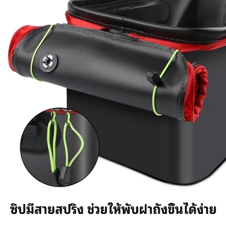 ถังปลาพับได้, มัลติฟังก์ชั่น, วัสดุ EVA, กระเป๋าเบ็ดตกปลา, เหมาะสำหรับล่อปลาสด, คุณภาพสูง