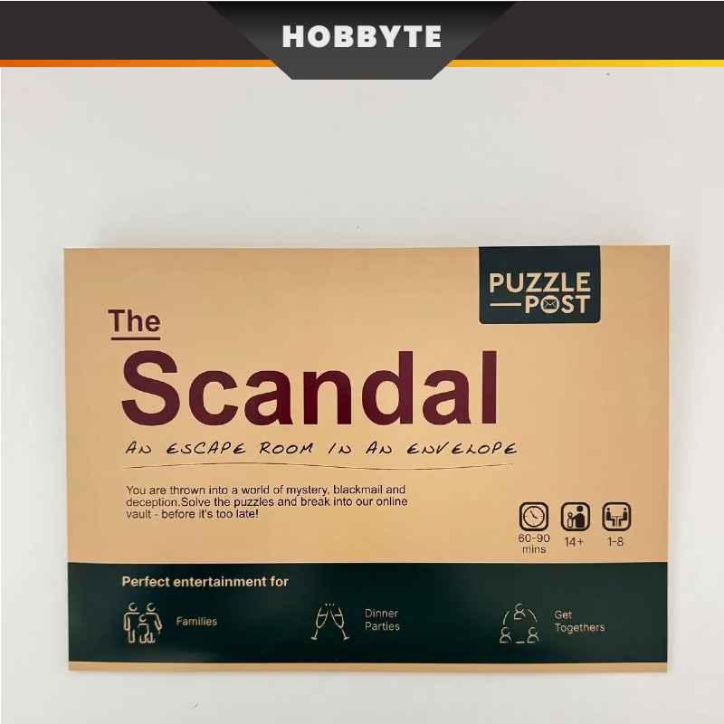 Unique Envelope Escape Room Puzzle Mystery Game - Scandal Escape Room Party Game