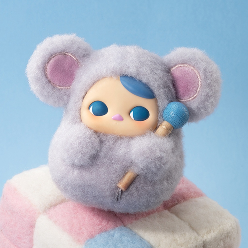 POP MART PUCKY Tap Tap Babies Series-Vinyl Plush Pendant Blind Box (Whole Set) - รูปที่ 2