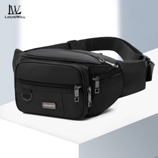 หลุยส์วิลล์ แฟชั่นเอวกระเป๋าผู้ชายกระเป๋าคาดหน้าอกกันน้ํากีฬ…