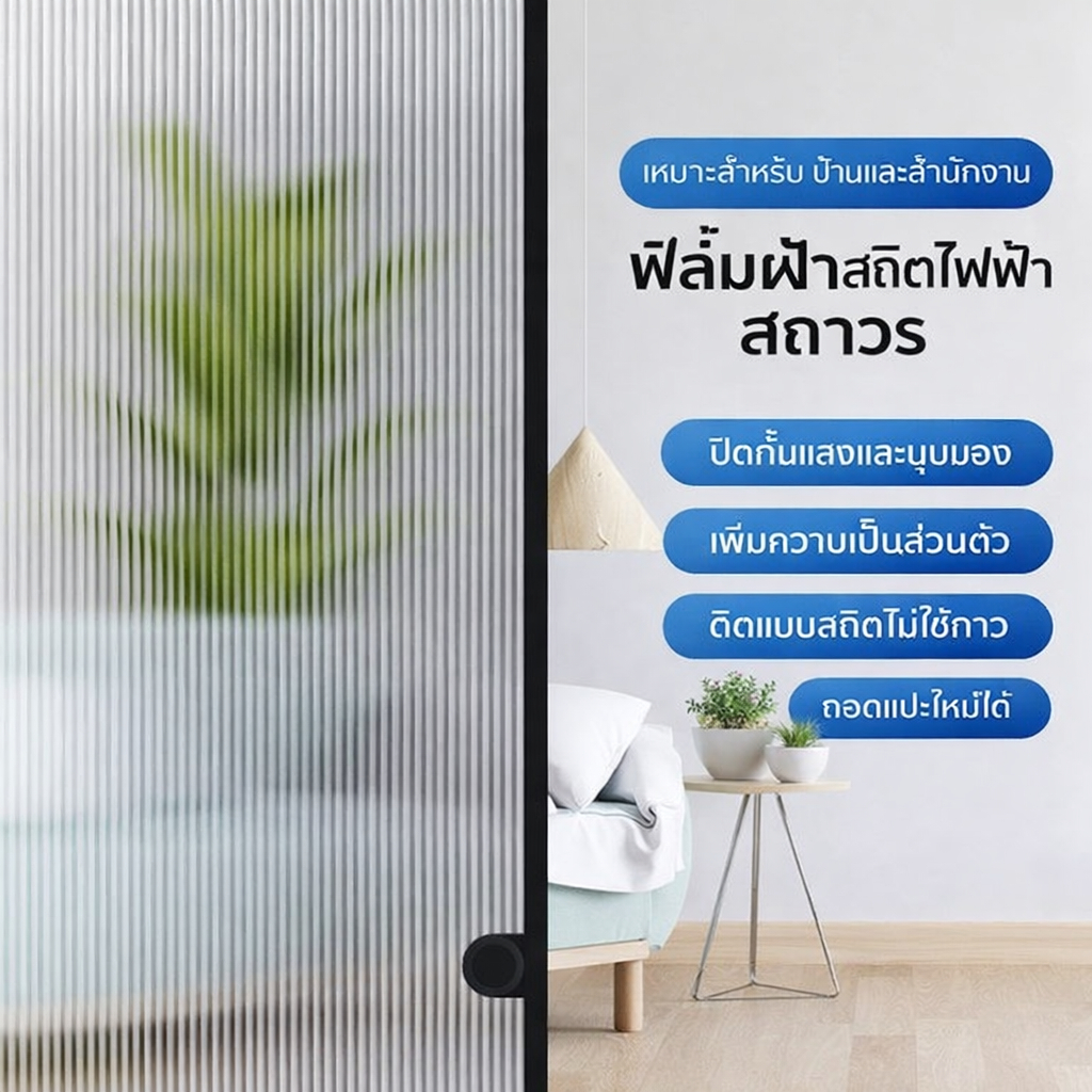 120x200cm ฟิล์มความเป็นส่วนตัวหน้าต่างฟิล์มกระจกฝ้าที่ถอดออกได้3งตกแต่ง ง เอแคลส์ ดวงอาทิตย์ ปิดกั้น ต่อต้าน ยูวี ประตูหน้าต่างปก,ไม่มีกาวคงที่ยึดไวนิลสําหรับห้องน้ําบ้านสํานักง