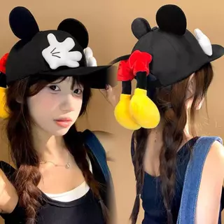 หมวกเบสบอลมิกกี้ ออกแบบหูใหญ่น่ารัก ทรงแหลมสำหรับคนทุกวัย