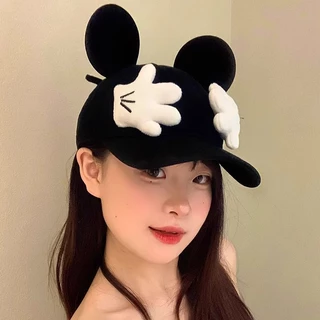 หมวกเบสบอลมิกกี้ ออกแบบหูใหญ่น่ารัก ทรงแหลมสำหรับคนทุกวัย