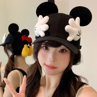 หมวกเบสบอลมิกกี้ ออกแบบหูใหญ่น่ารัก ทรงแหลมสำหรับคนทุกวัย