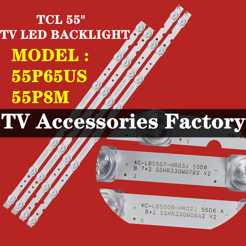 TCL 55P65US 55P8M 55 INCH ทีวี LED BACKLIGHT 55P65 55P8