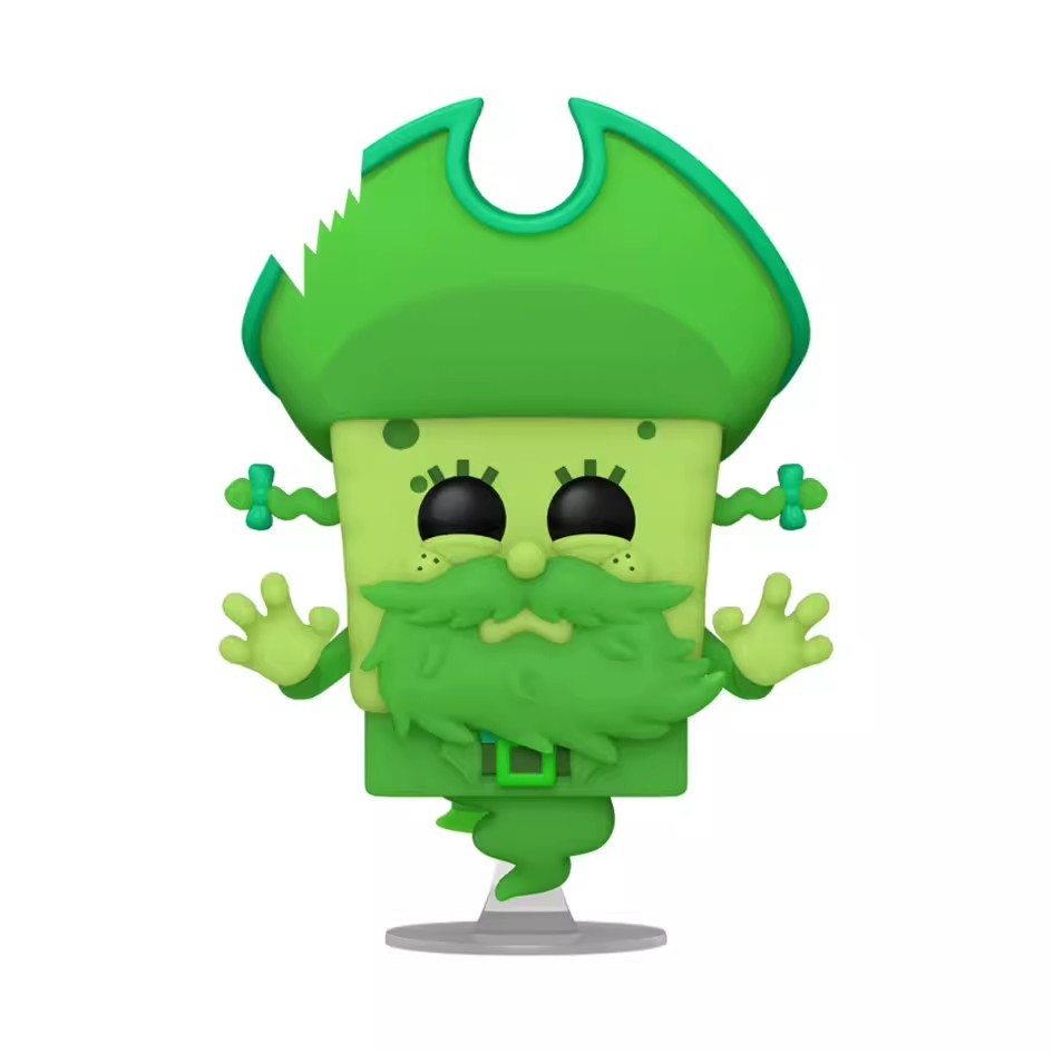 Funko Pop SpongeBob SquarePants Flying Dutchman (เวอร์ชันเรืองแสงในที่มืด) เครื่องประดับโมเดล