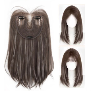 ผมสังเคราะห์สำหรับผู้หญิง ขนาด15x16ซม., ดีไซน์สวยและสมจริง ม…