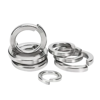 A & D แหวนรองสปริง สแตนเลส304 (Stainless Steel Spring Washer)ไม่เป็นสนิม ทนนาน คุณภาพมาตรฐาน