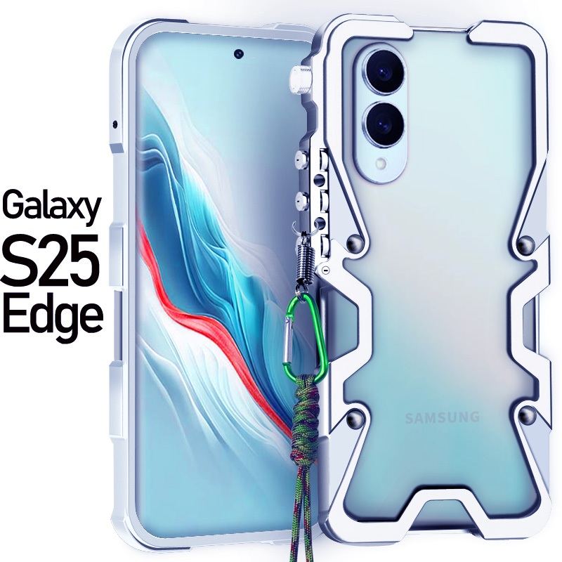 Simon สําหรับ Samsung S25 S24 S23 S22 S21 S20 Pro Note20 Ultra โลหะกรณี Galaxy A17 A16 A15 A25 A26 A