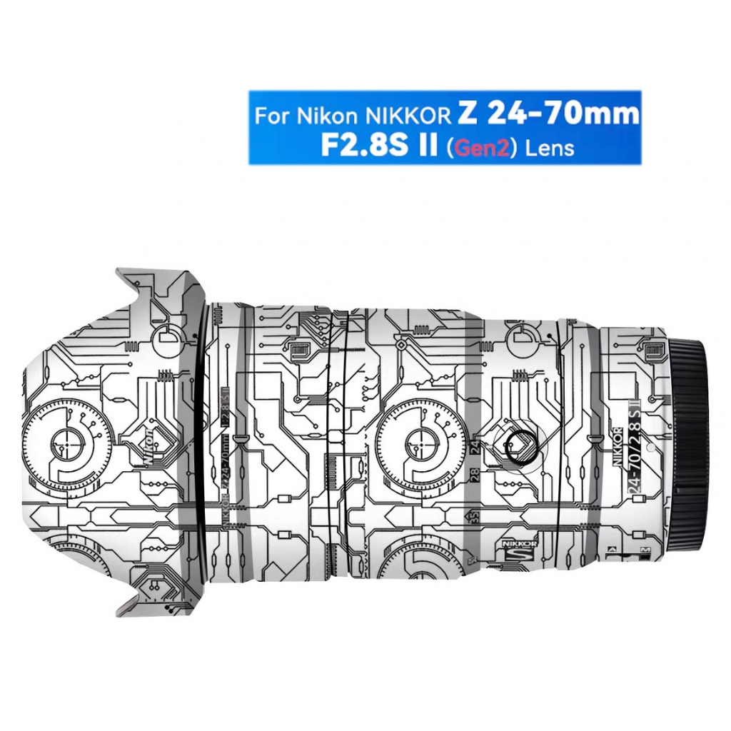 สติกเกอร์ที่กําหนดเองสําหรับ Nikon Z24-70 f2.8sii Decal Skin Z2470II เลนส์ฟิล์มสําหรับ Nikkor Z 24-7