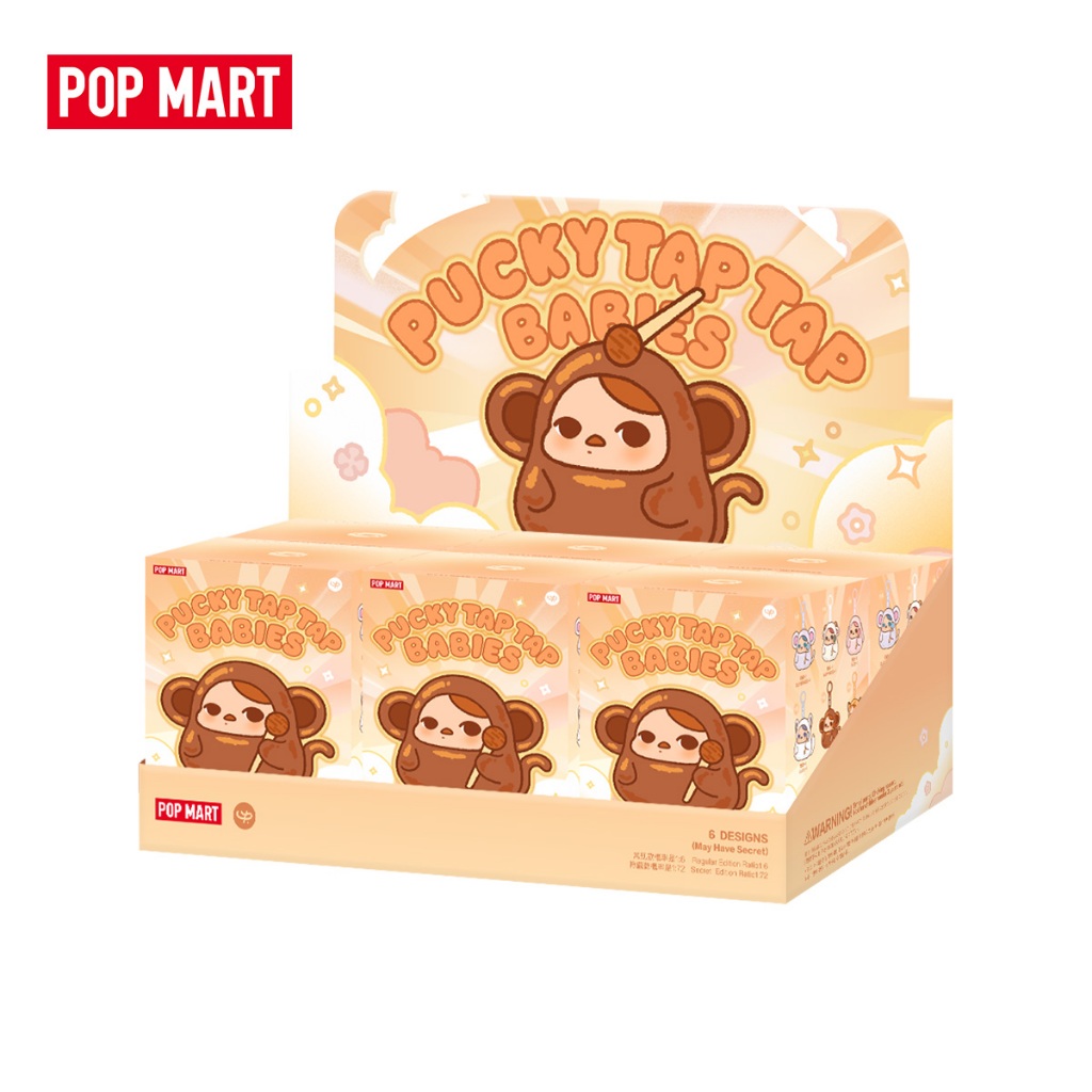 POP MART PUCKY Tap Tap Babies Series-Vinyl Plush Pendant Blind Box (Whole Set) - รูปที่ 6